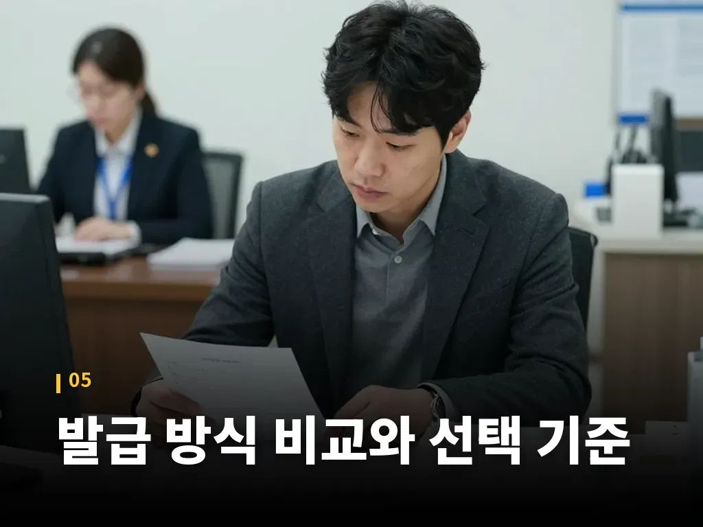 비용과 시간, 실무에서 자주 보는 기준 이미지