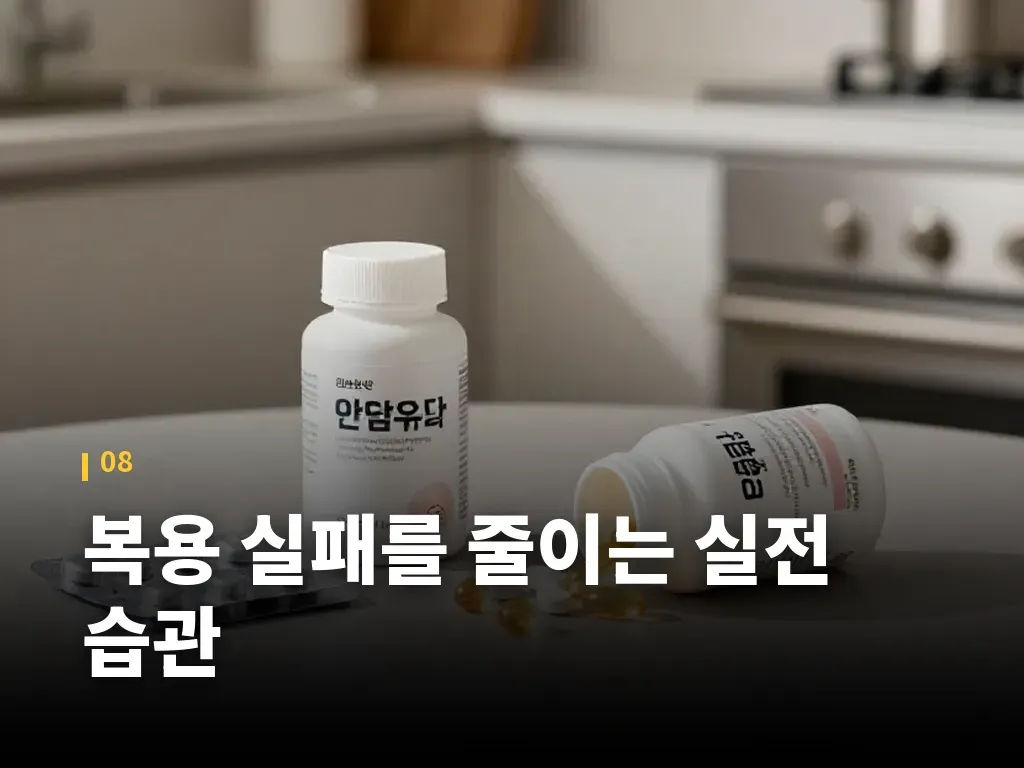 복용 실패를 줄이는 실전 습관 이미지
