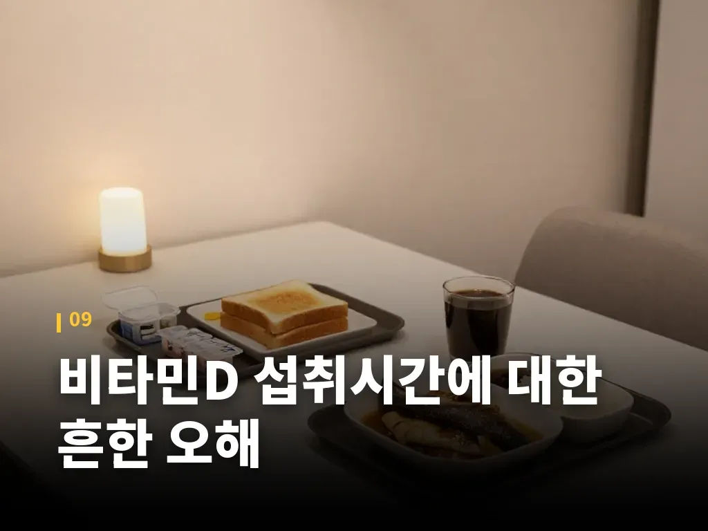 비타민D 섭취시간에 대한 흔한 오해 이미지