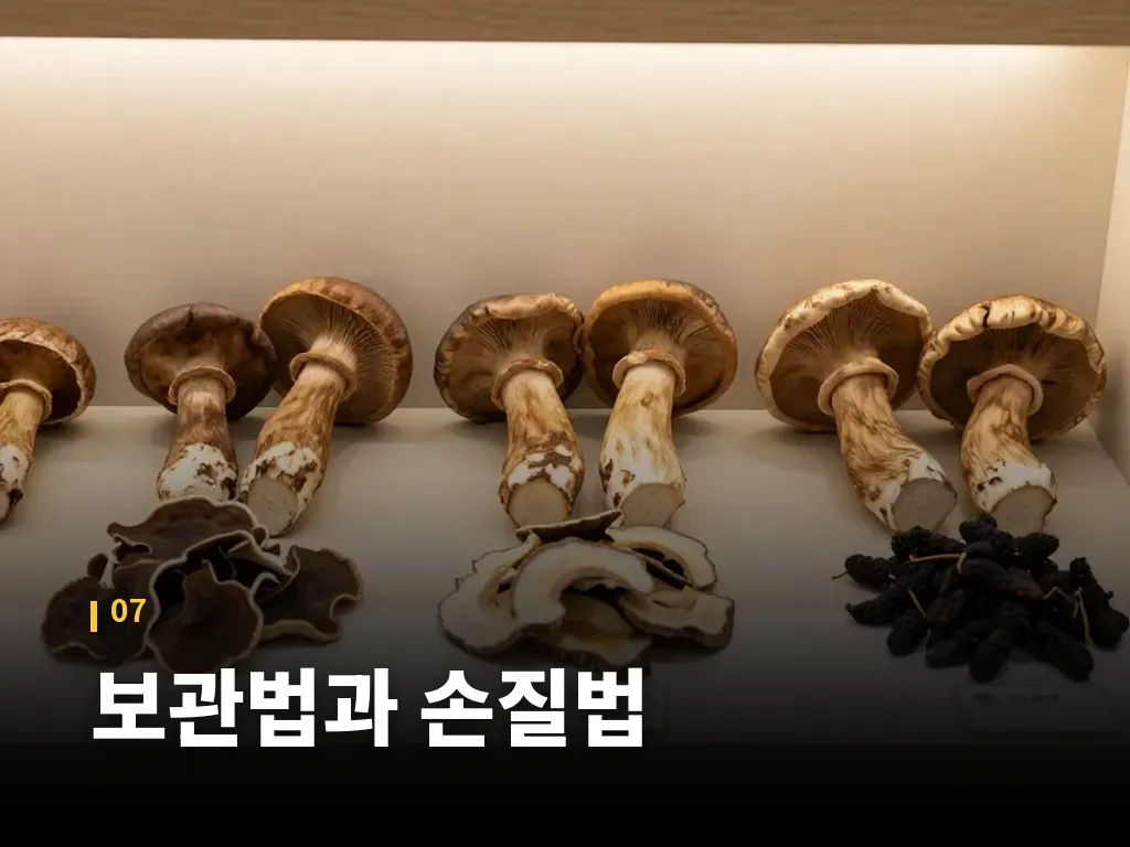 보관법과 손질법 이미지