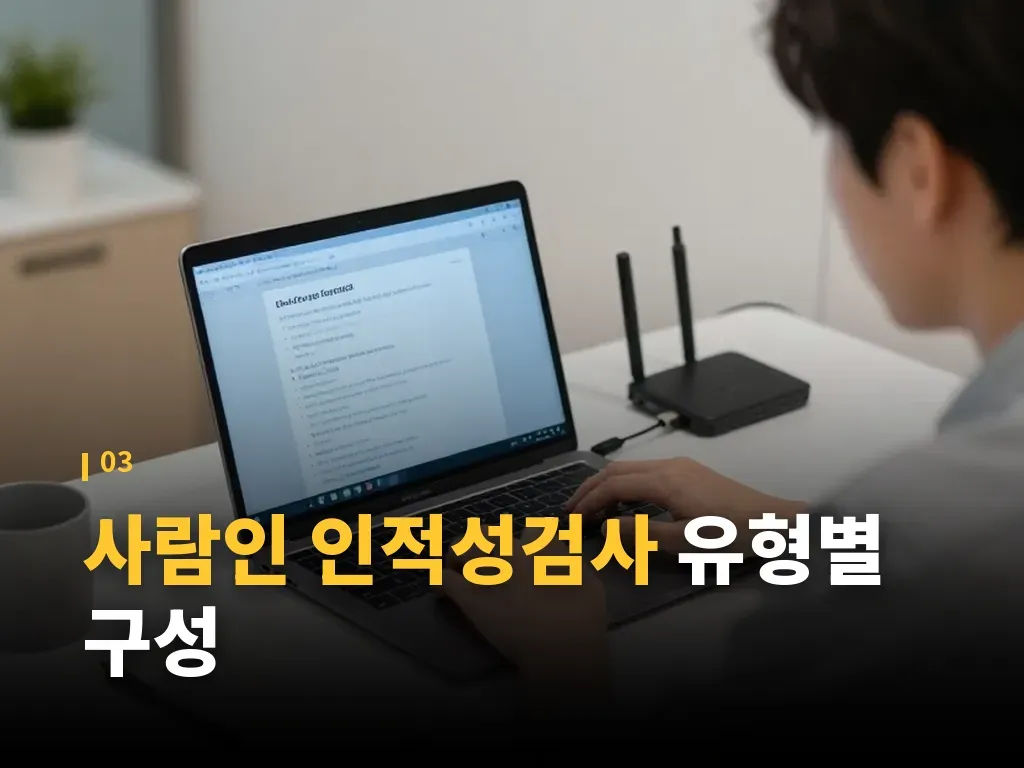 사람인 인적성검사 결과 해석 포인트 이미지