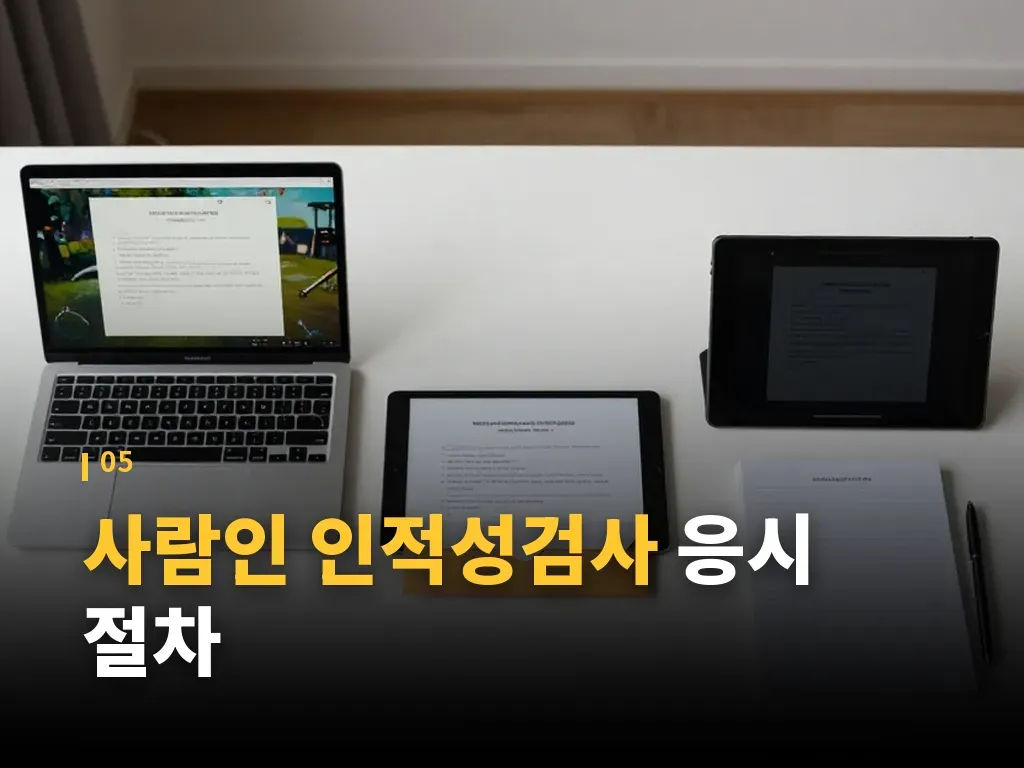 사람인 인적성검사 한계와 주의사항 이미지