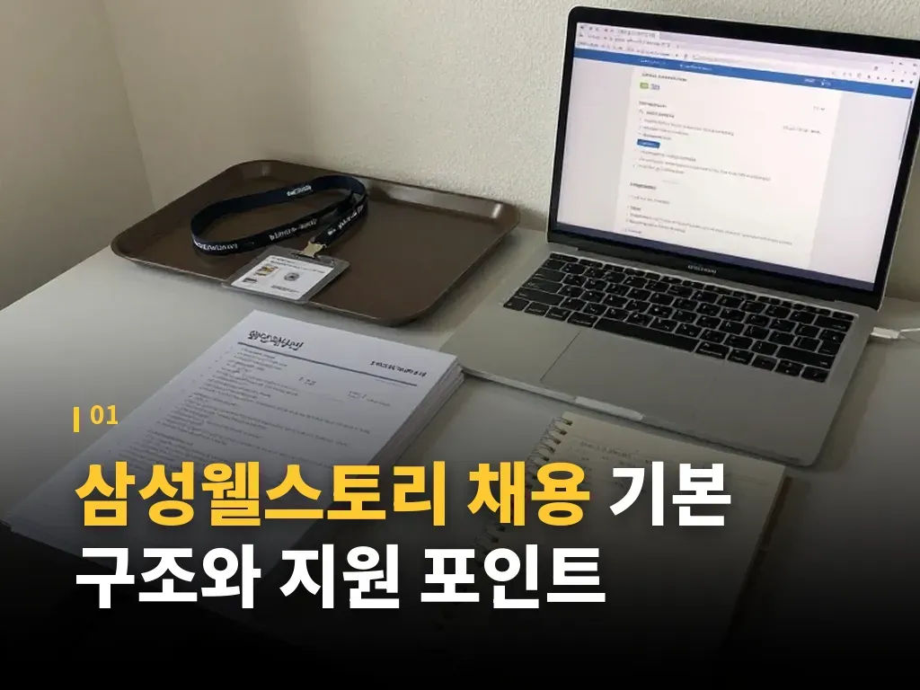 삼성웰스토리 채용 합격 후기에서 드러난 평가 기준 이미지