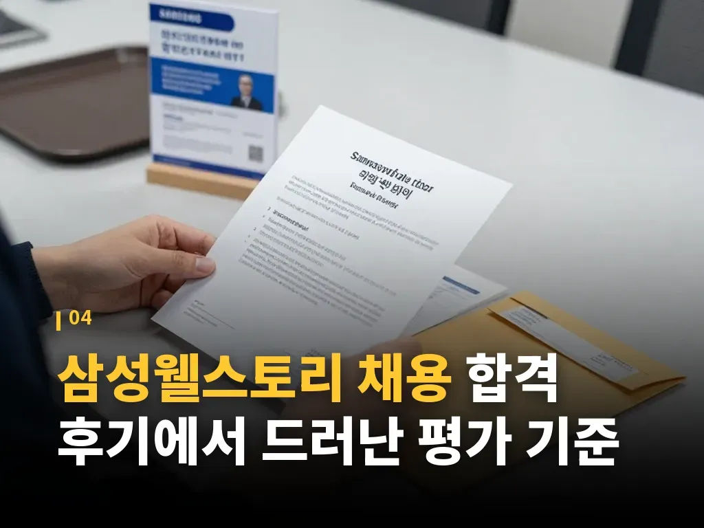 삼성웰스토리 채용 준비에서 자주 쓰는 자료와 도구 이미지