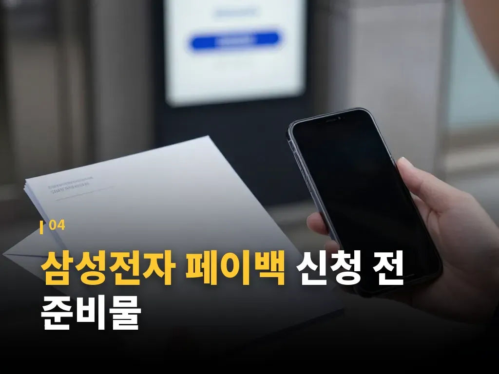 삼성전자 페이백 적합한 구매 시나리오 이미지