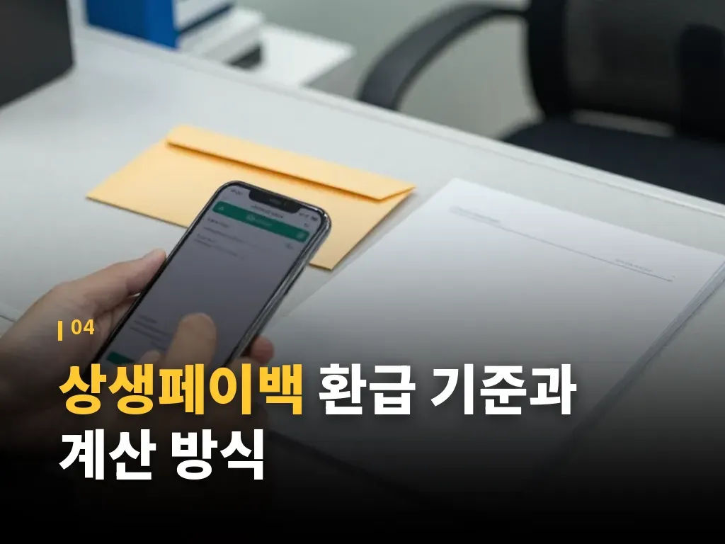 상생페이백 활용이 유리한 소비 패턴 이미지