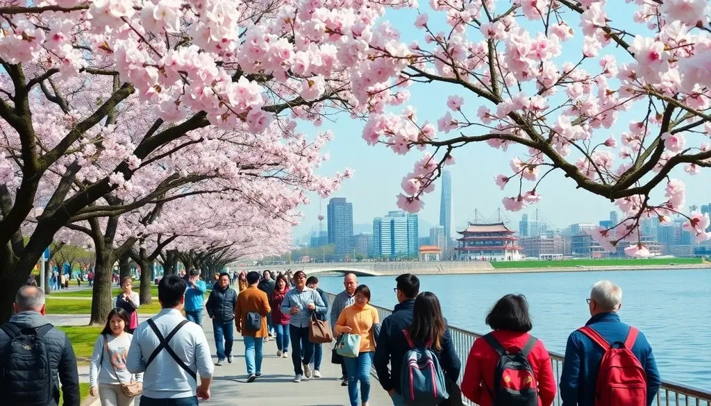 서울 벚꽃축제 일정별 교통과 이동 비교 이미지