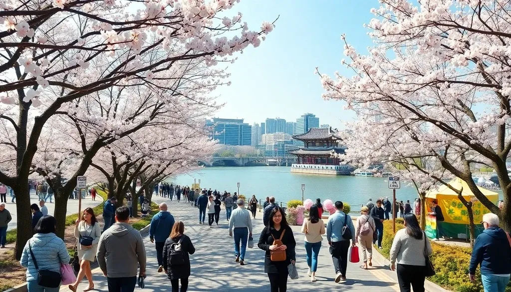 서울 벚꽃축제 일정별 방문 시 주의 사항 이미지
