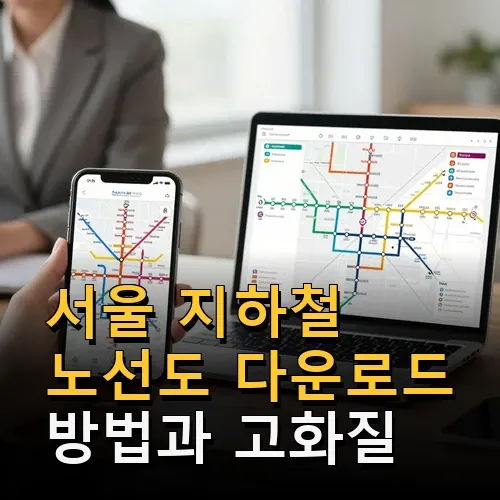 서울 지하철 노선도 다운로드 방법과 고화질 활용법