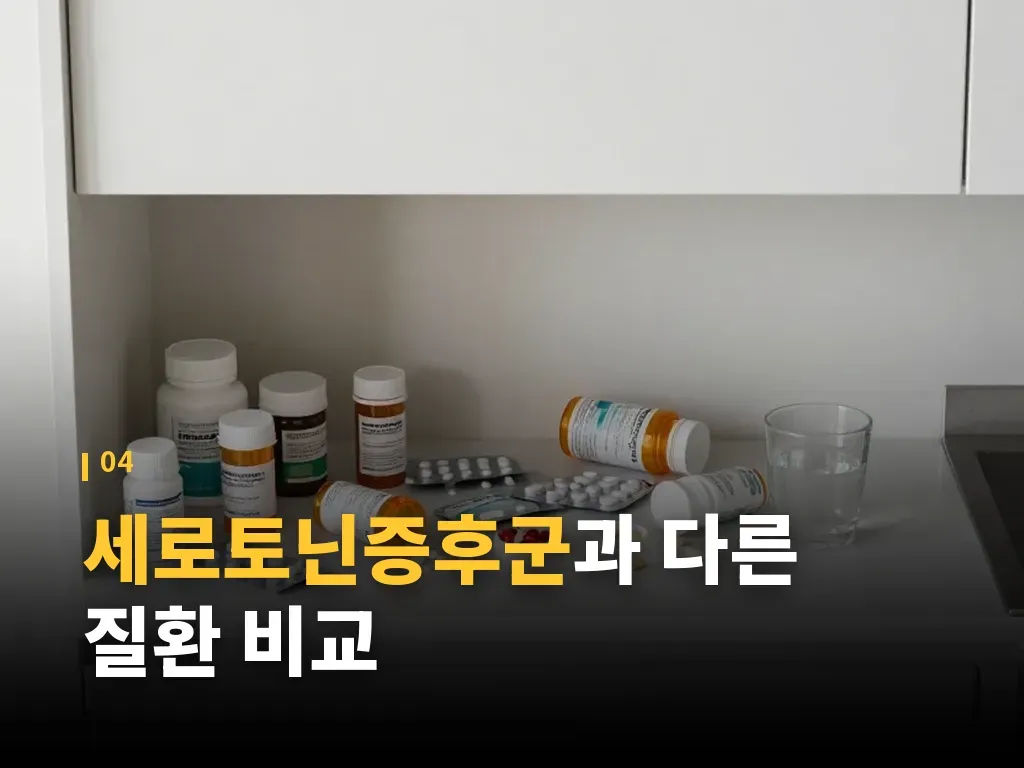 세로토닌증후군 예방을 위한 약물 관리 이미지