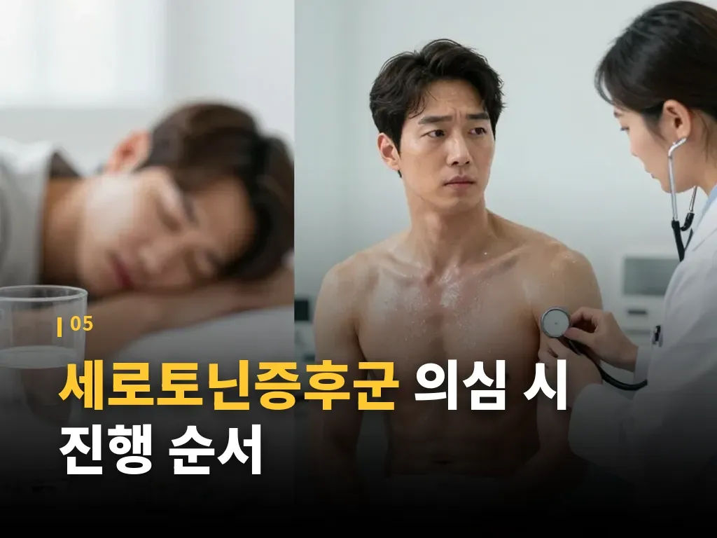세로토닌증후군 고위험 상황 분류 이미지