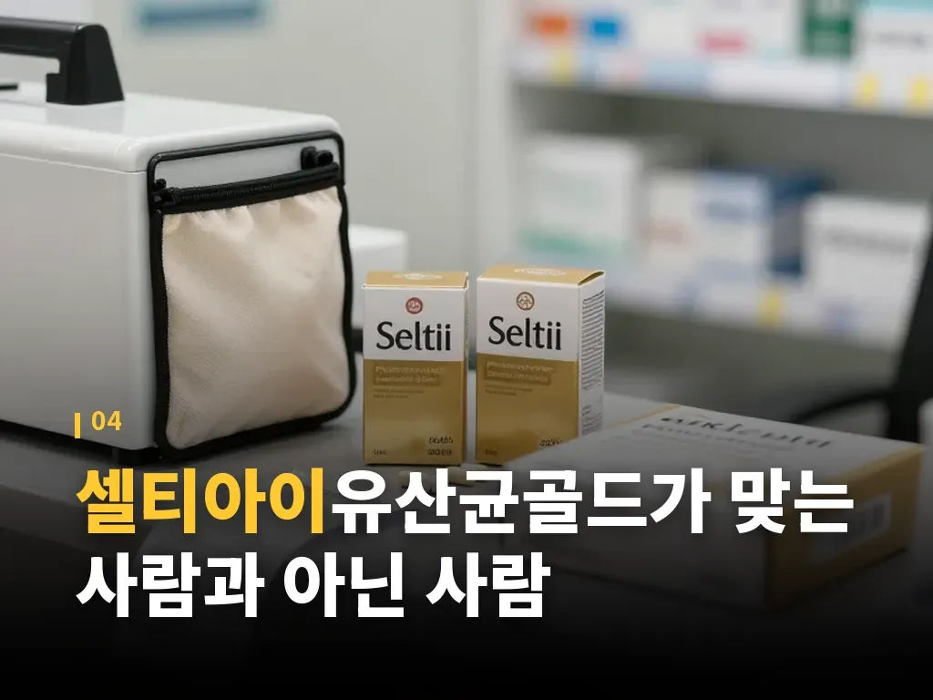 셀티아이유산균골드 섭취 루틴 만들기 이미지