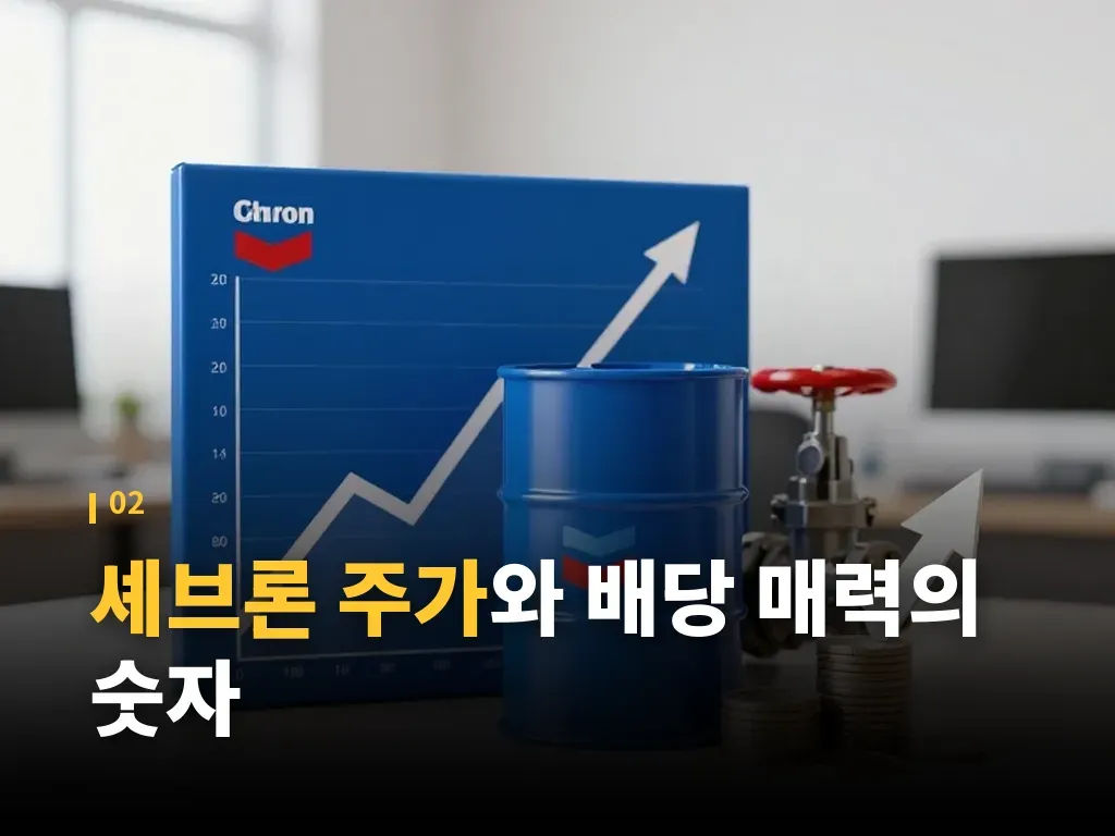 셰브론 주가 전망을 보는 비교 기준 이미지