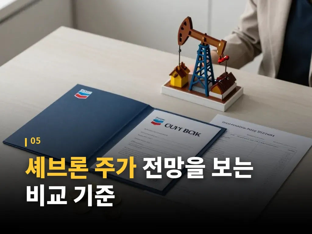 셰브론 주가에 접근할 때 주의할 점 이미지