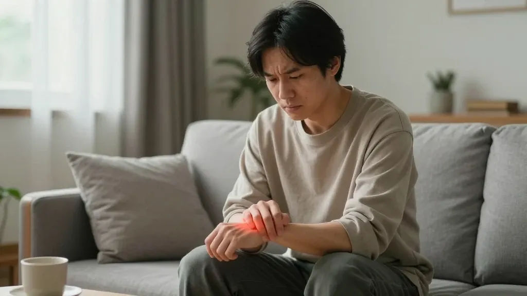 손이 뜨거워요 증상 비교: 손발 열감과 구분 이미지
