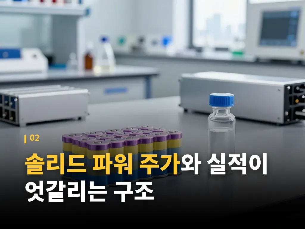 솔리드 파워 주가를 보는 단계별 체크포인트 이미지