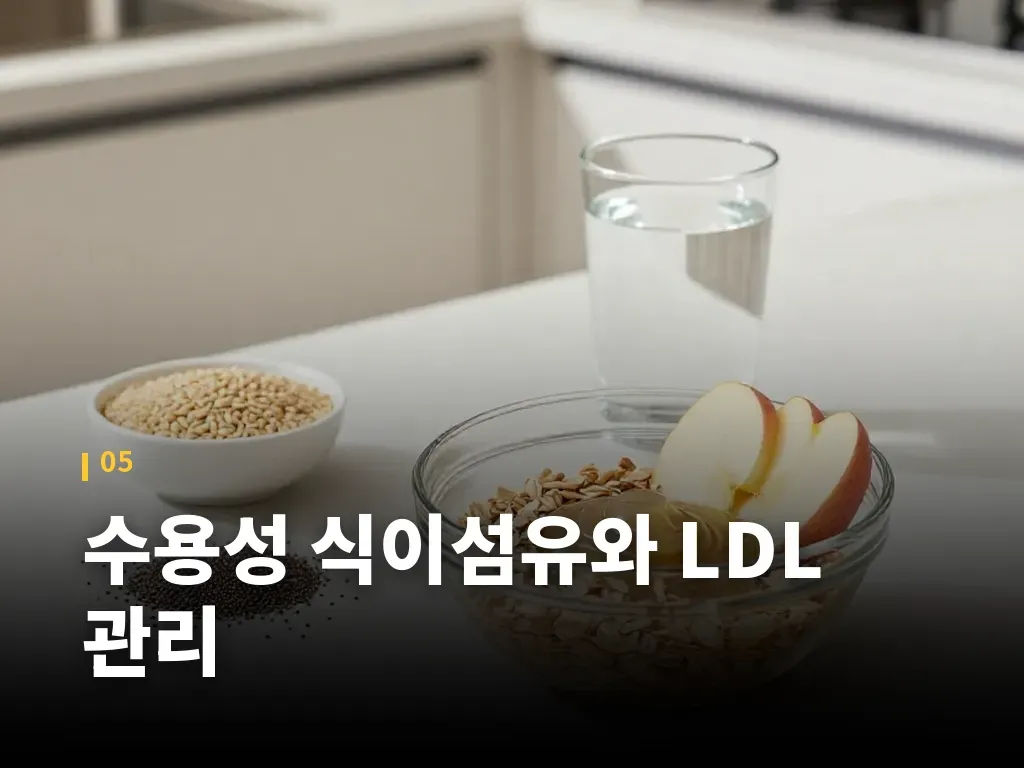 수용성 식이섬유와 LDL 관리 이미지