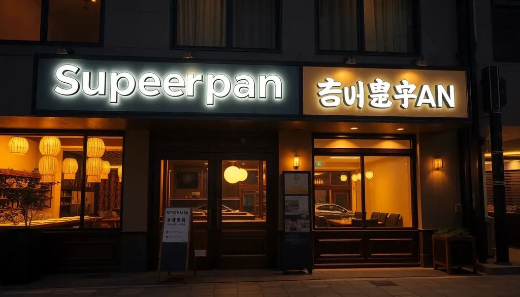 수퍼판과 유사 한식 코스 맛집 비교 이미지