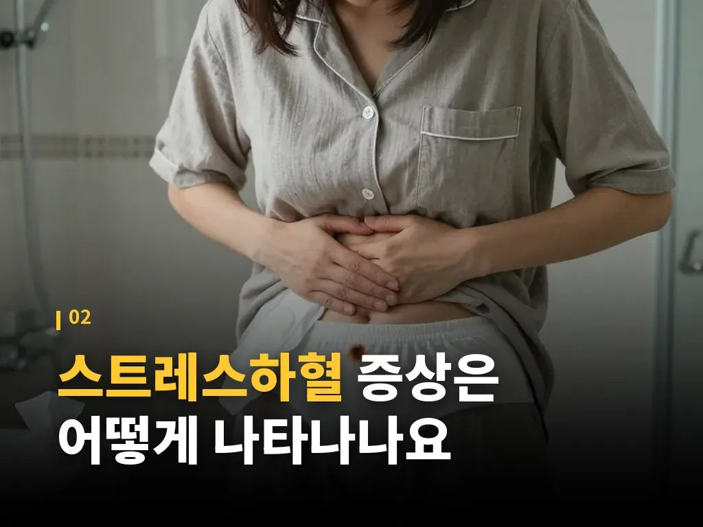 스트레스하혈 원인 유형 이미지