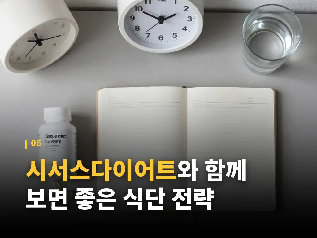 시서스다이어트와 다른 체중관리 성분 비교 이미지