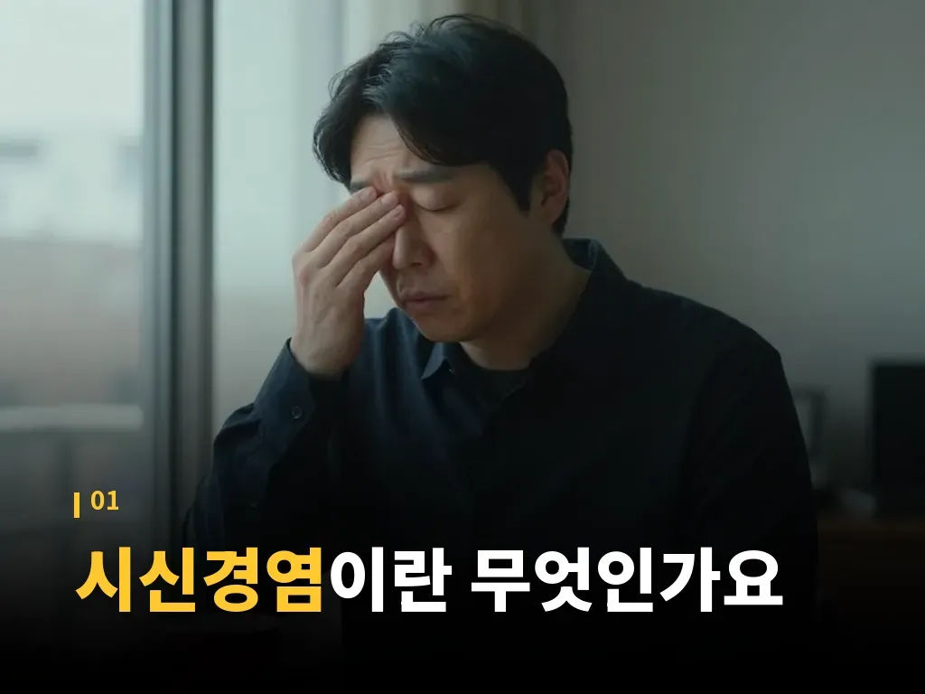 시신경염과 단순 눈 피로는 어떻게 다를까요 이미지