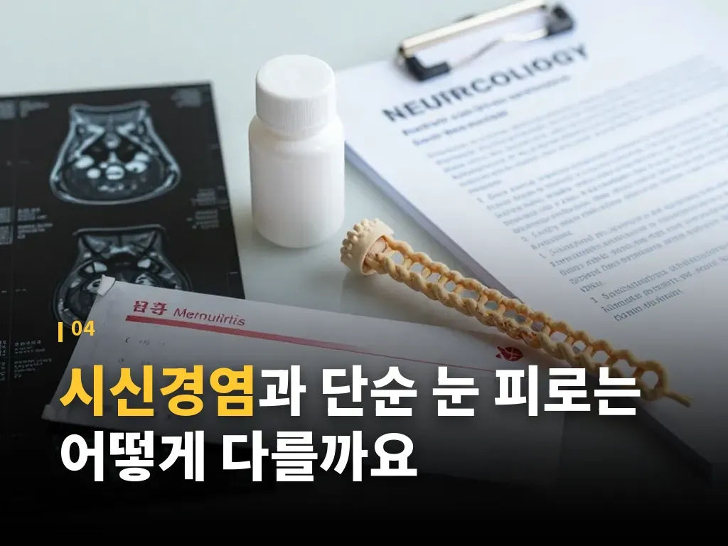시신경염 예방과 재발 관리 방법 이미지