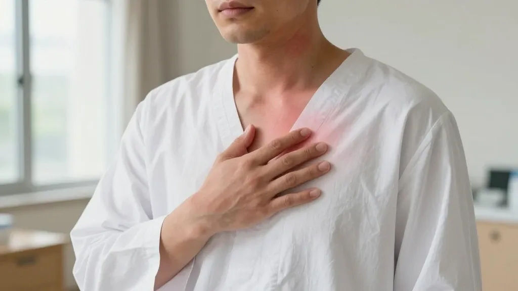 표재성 2도화상과 심재성 2도화상 비교 이미지