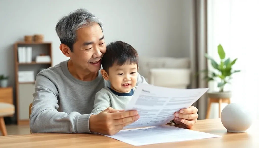 아동 양육 지원 정책별 비용과 효과 비교 이미지