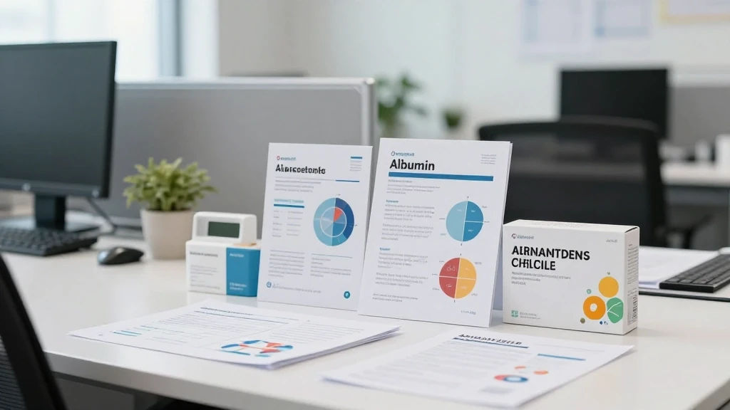 알부민 수치 정상 범위와 측정 방법 이미지