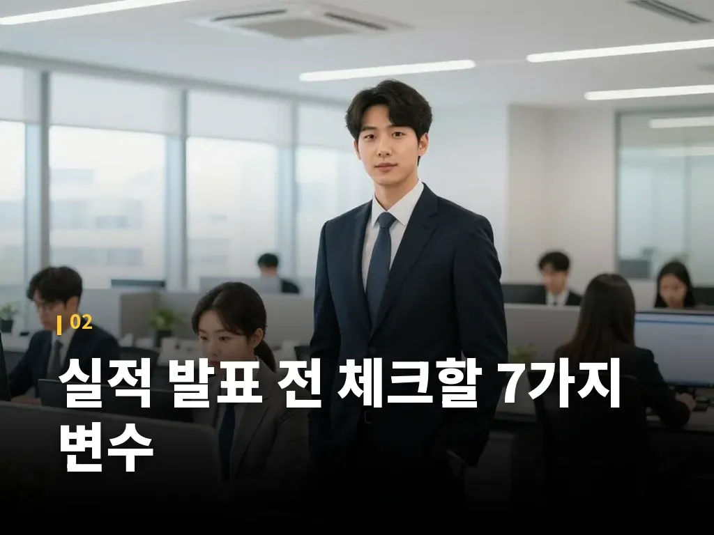 실적 발표 전후 대응 전략 이미지