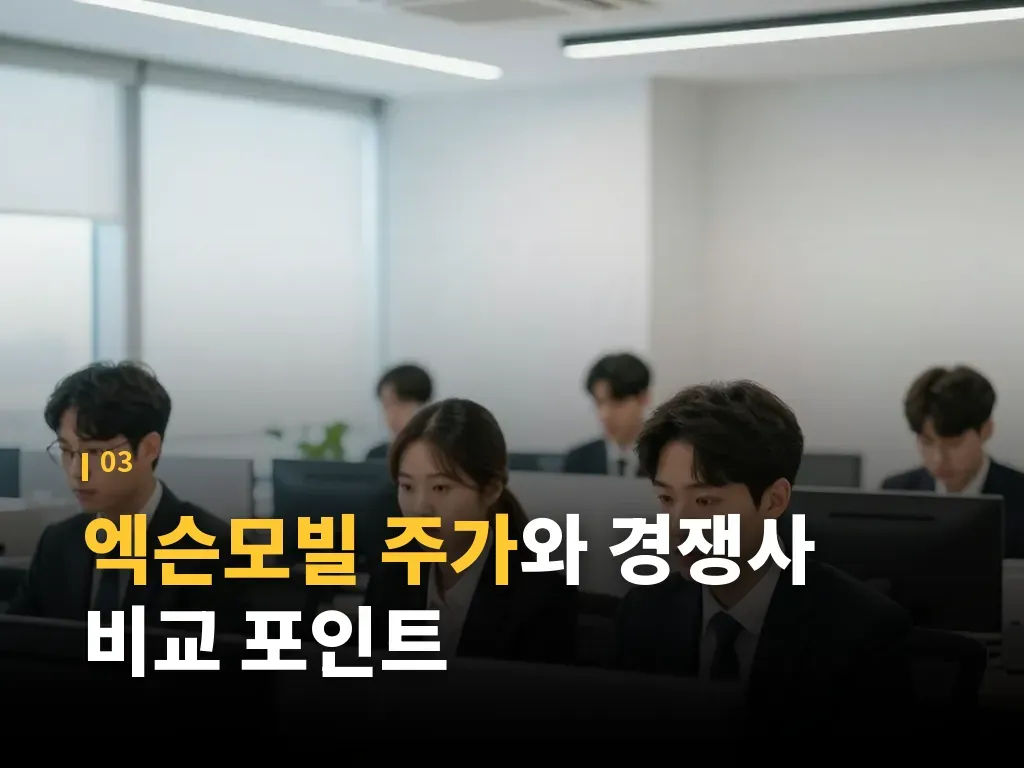 엑슨모빌 주가에 유리한 시나리오 이미지