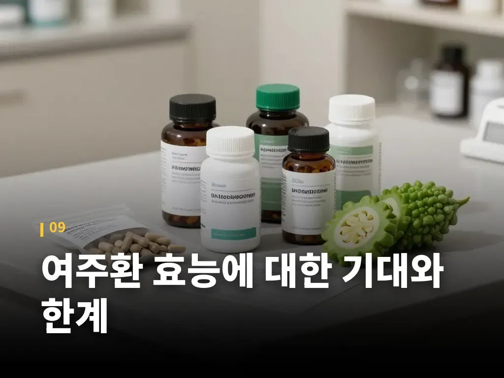 여주환 효능에 대한 기대와 한계 이미지