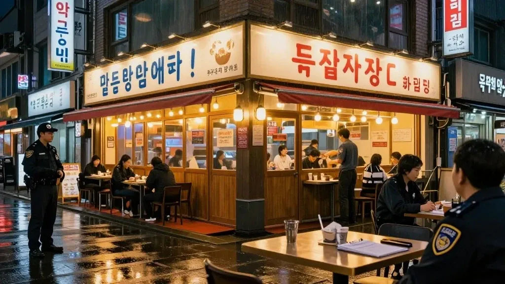 영화 극한직업 배경과 실제 장소 비교 이미지