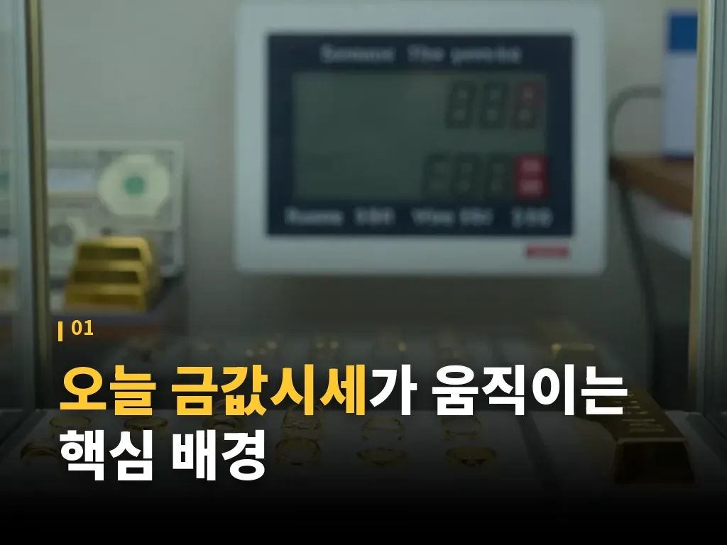 오늘 금값시세를 확인하는 실전 순서 이미지