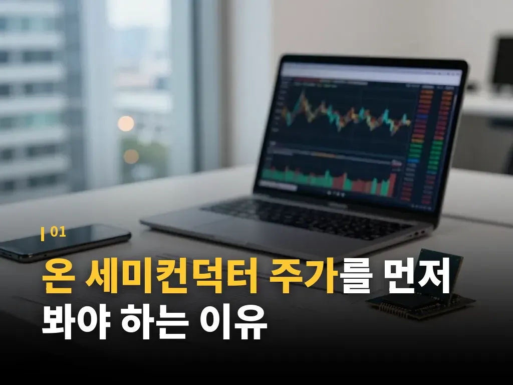 온 세미컨덕터 주가와 경쟁사 비교 이미지