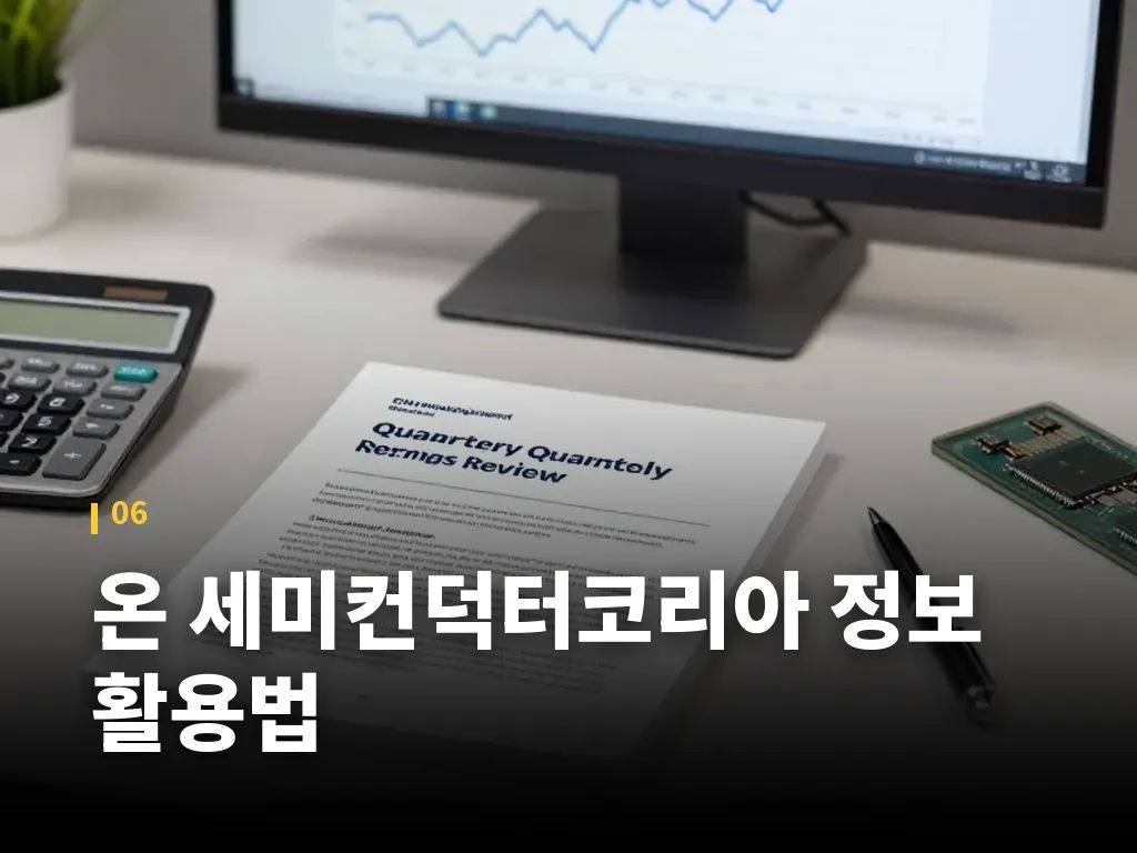 온 세미컨덕터 주가를 볼 때 유용한 지표 이미지