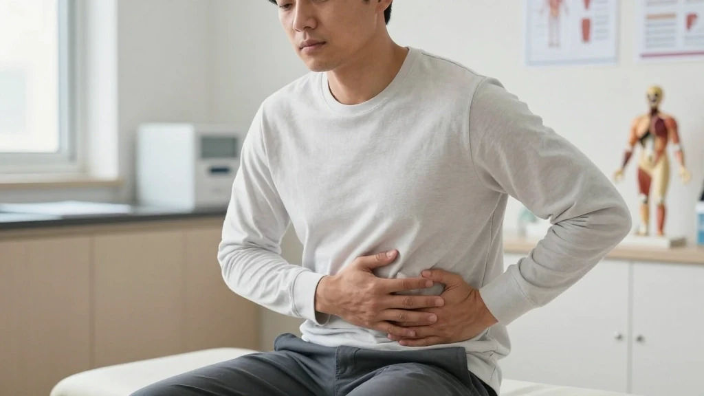 주요 원인별 왼쪽 갈비뼈 통증 분류 이미지