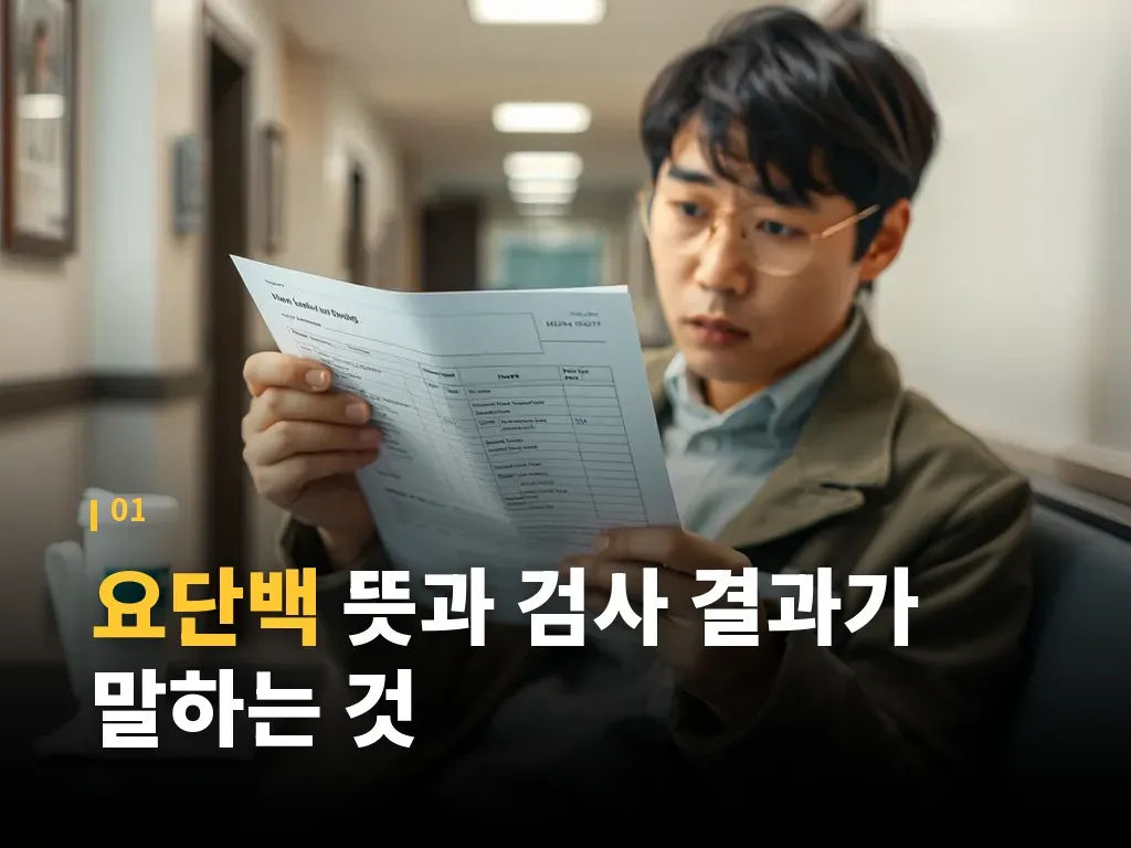 요단백 재검이 필요한 경우와 기준 이미지