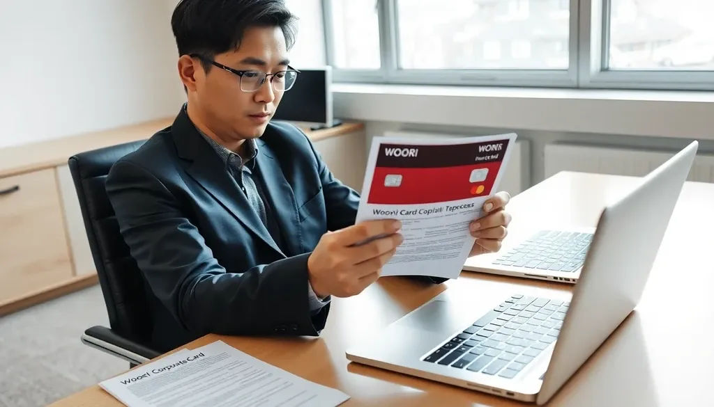 우리기업카드 신청 후 비용 관리 활용법 이미지