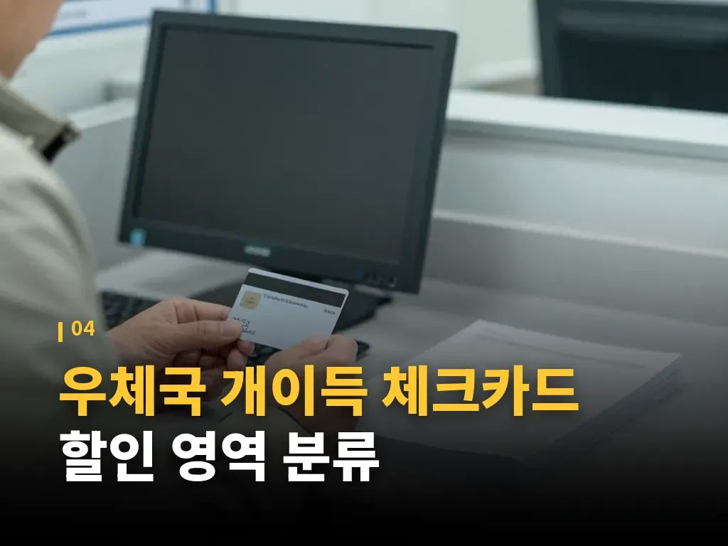 우체국 개이득 체크카드가 잘 맞는 사람 이미지