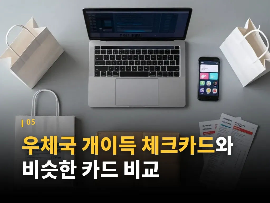 우체국 개이득 체크카드 한계와 주의사항 이미지