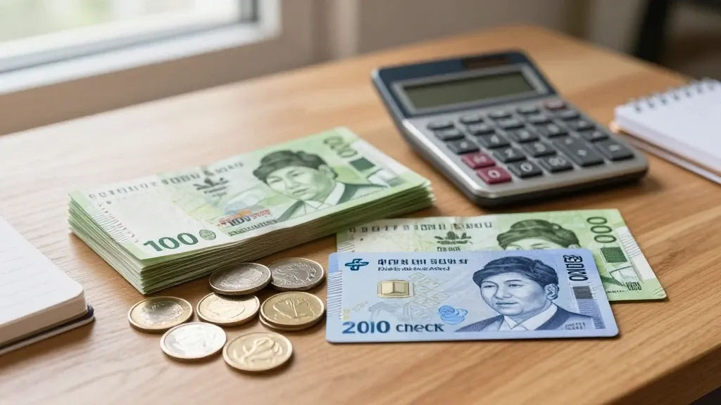 우체국 체크카드 발급 활용 시나리오 이미지