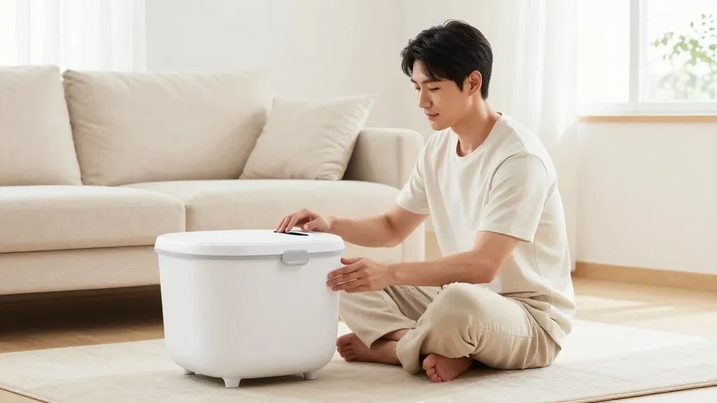 원적외선 반신욕기 관리법과 청소 요령 이미지