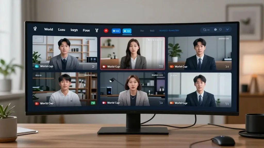 월드컵 무료중계와 유료 중계 서비스 비교 이미지