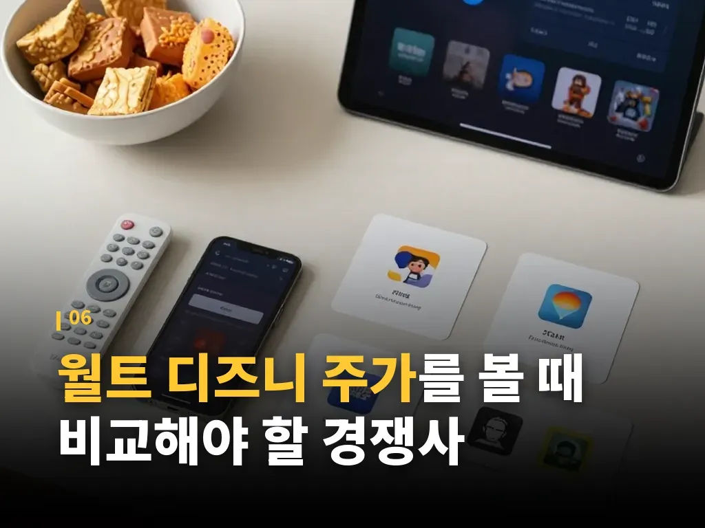 월트 디즈니 주가에 대한 실제 시나리오 이미지