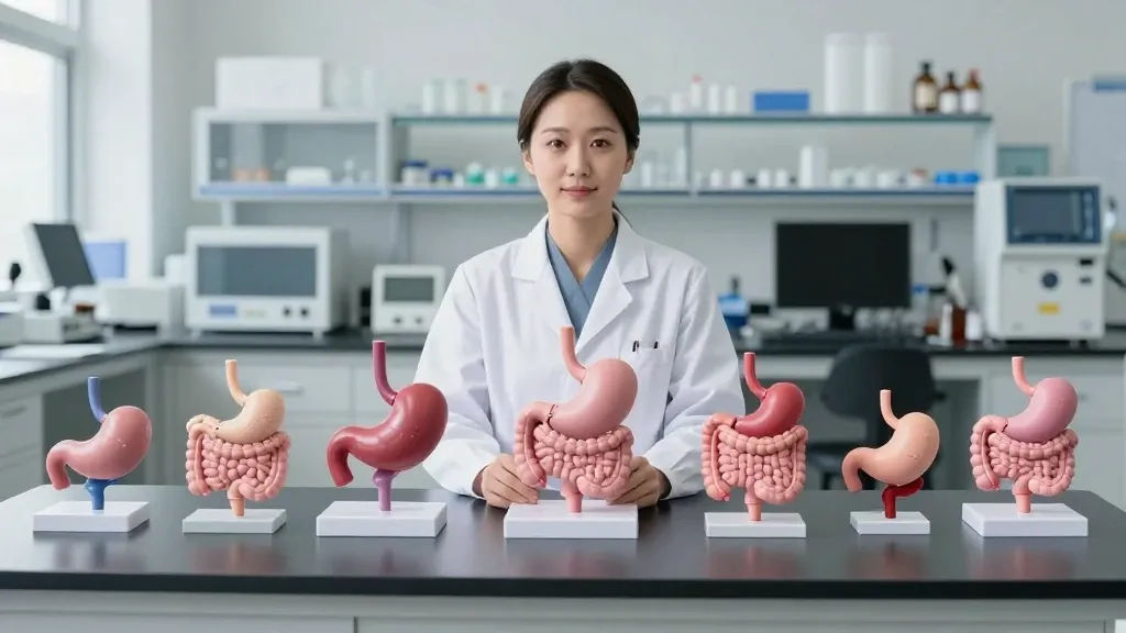 임신과 위장운동 변화 메커니즘 이미지