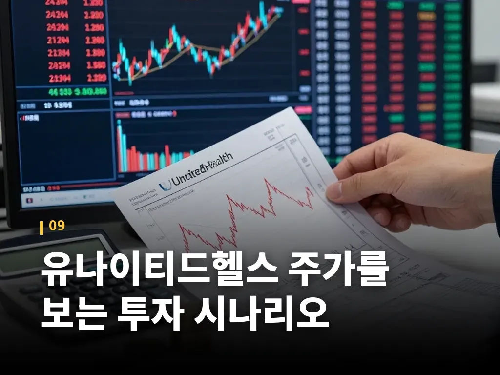 유나이티드헬스 주가를 보는 투자 시나리오 이미지