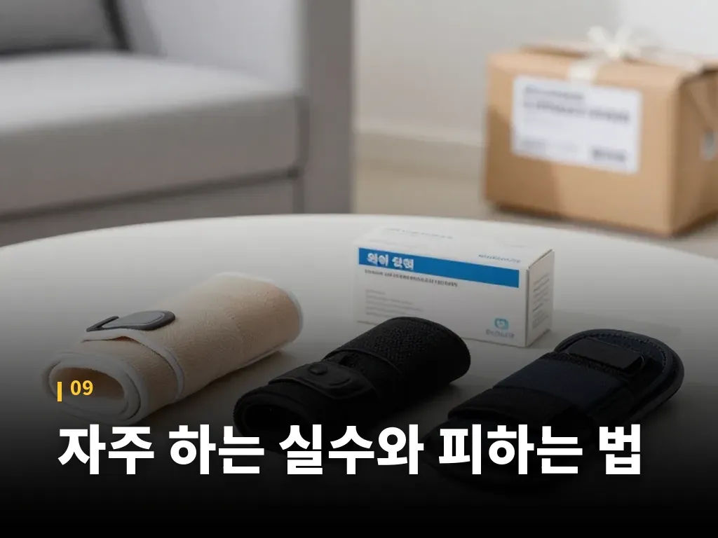 자주 하는 실수와 피하는 법 이미지