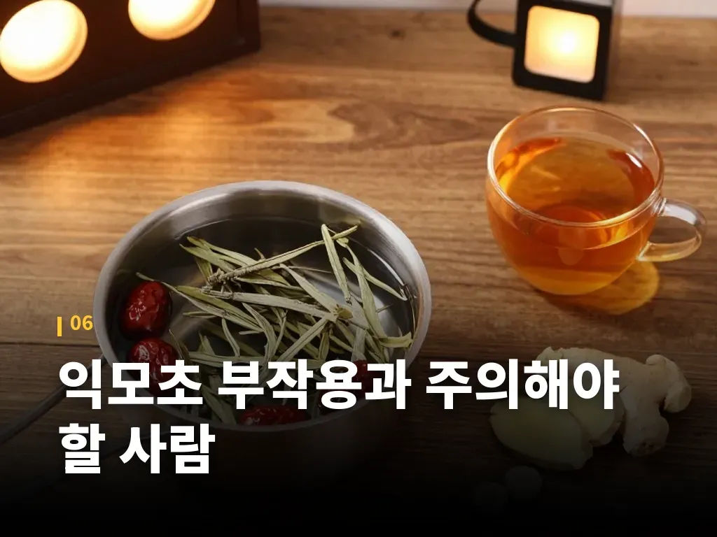 익모초 효능 핵심요약 이미지