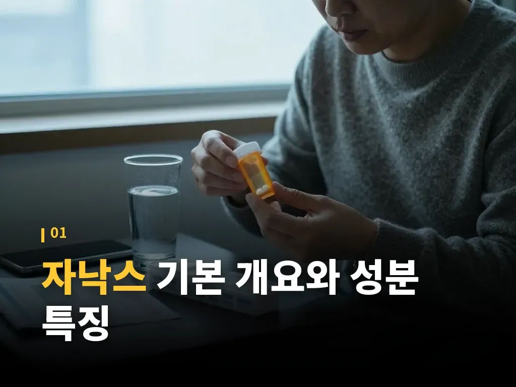 자낙스 복용법과 단계별 주의점 이미지